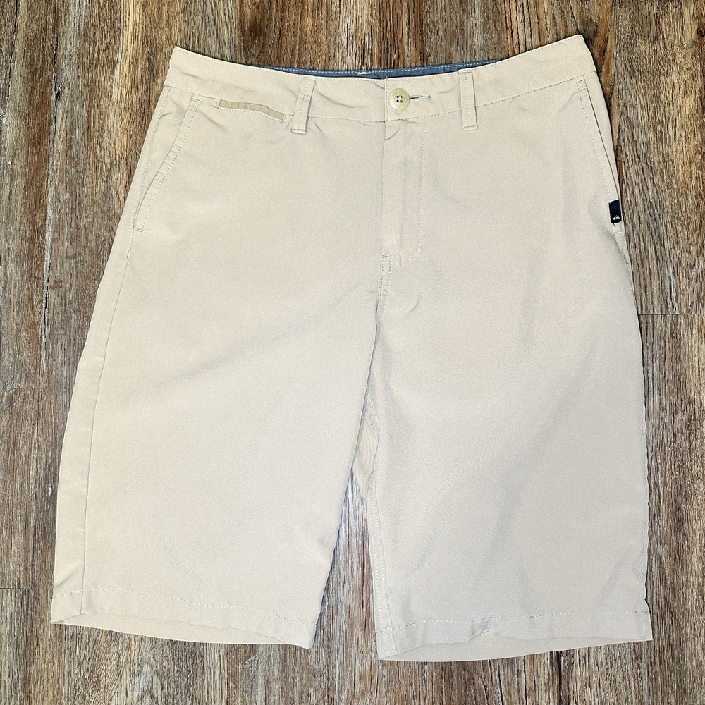 Quiksilver Mens Tan Walking Amphibian Shorts Sz 29 DryFlight Water Repellent